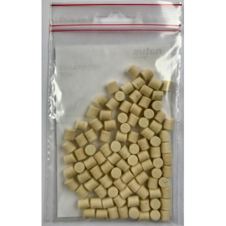 9013L3522 Korki filcowe, średnica 7 mm, długość 7,5 mm, 100 szt.