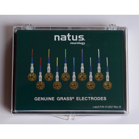 Złocona elektroda miseczkowa Genuine Grass, 10 szt.